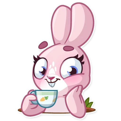 Sticker from the "Rosy Bunny" sticker pack