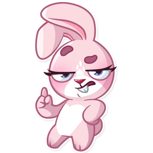 Sticker from the "Rosy Bunny" sticker pack