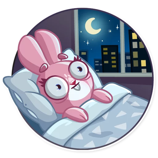 Sticker from the "Rosy Bunny" sticker pack