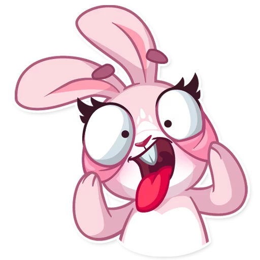 Sticker from the "Rosy Bunny" sticker pack