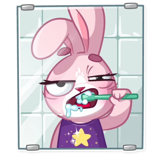 Sticker from the "Rosy Bunny" sticker pack