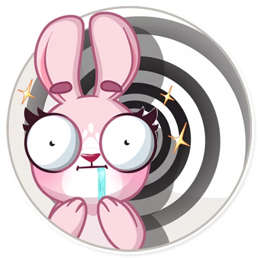 Sticker from the "Rosy Bunny" sticker pack