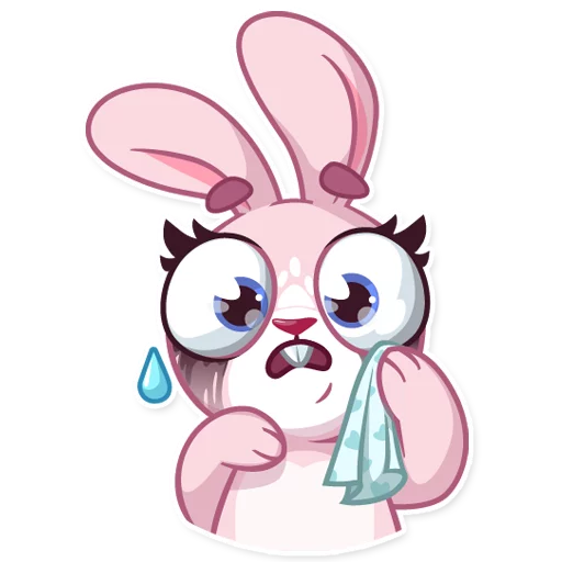 Sticker from the "Rosy Bunny" sticker pack