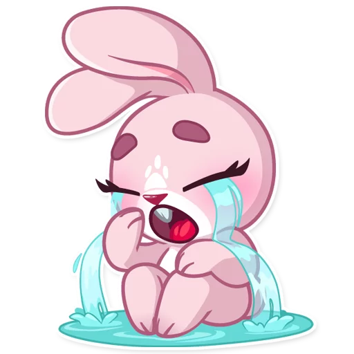 Sticker from the "Rosy Bunny" sticker pack