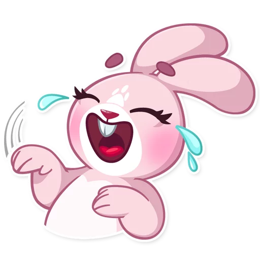 Sticker from the "Rosy Bunny" sticker pack