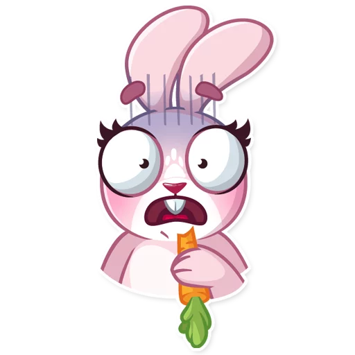 Sticker from the "Rosy Bunny" sticker pack