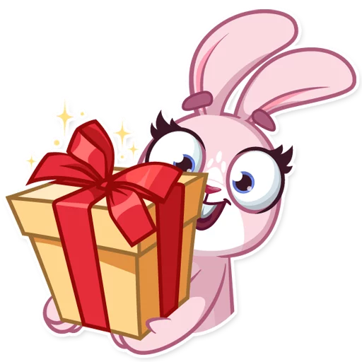 Sticker from the "Rosy Bunny" sticker pack