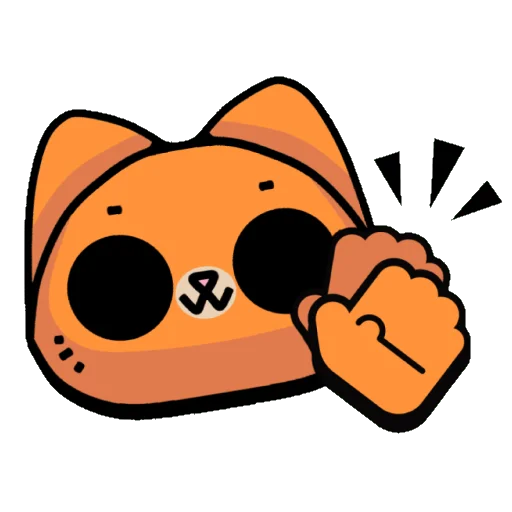 Sticker from the "Пины Симбочки🐱" sticker pack