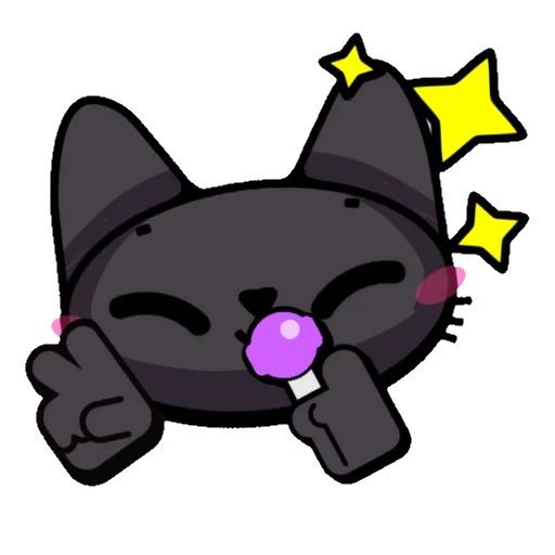 Sticker from the "Пины Симбочки🐱" sticker pack