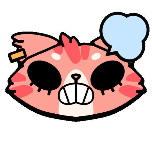 Sticker from the "Пины Симбочки🐱" sticker pack