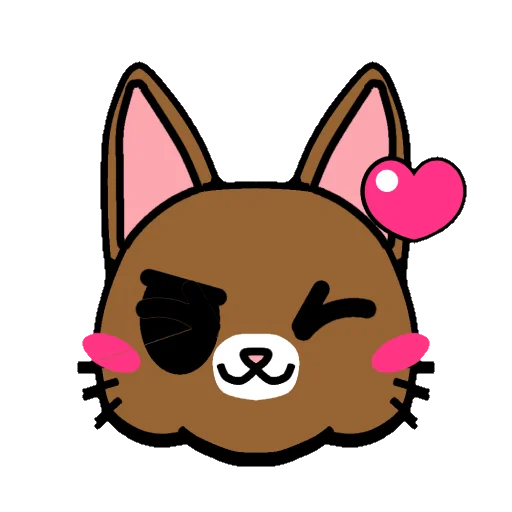 Sticker from the "Пины Симбочки🐱" sticker pack