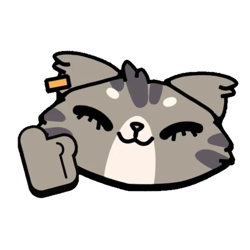 Sticker from the "Пины Симбочки🐱" sticker pack