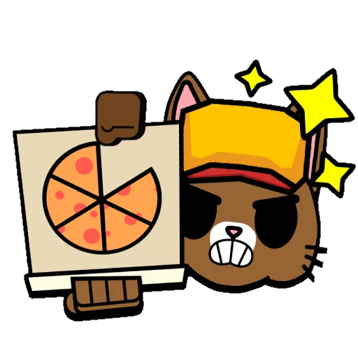 Sticker from the "Пины Симбочки🐱" sticker pack