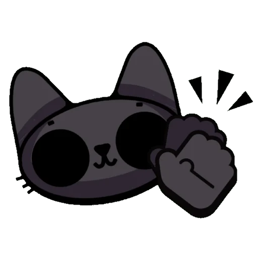 Sticker from the "Пины Симбочки🐱" sticker pack