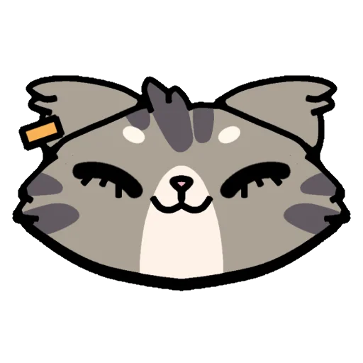 Sticker from the "Пины Симбочки🐱" sticker pack