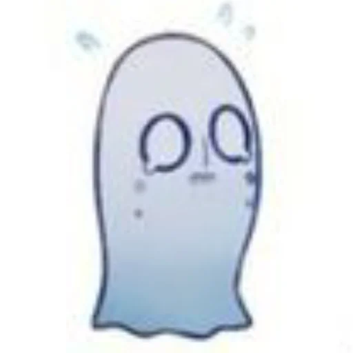 Sticker from the "Napstablook Undertail" sticker pack