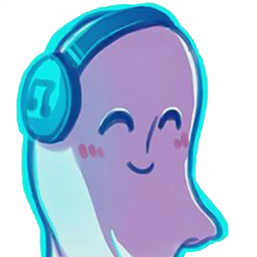 Sticker from the "Napstablook Undertail" sticker pack