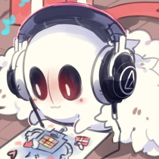 Sticker from the "Napstablook Undertail" sticker pack