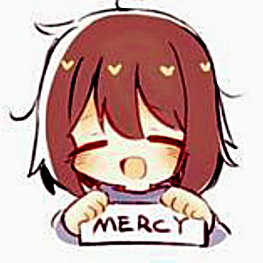 Sticker from the "frisk" sticker pack