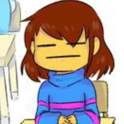 Sticker from the "frisk" sticker pack