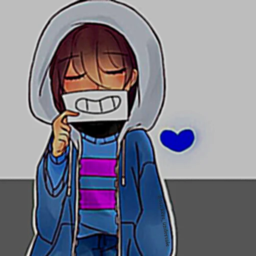 Sticker from the "frisk" sticker pack