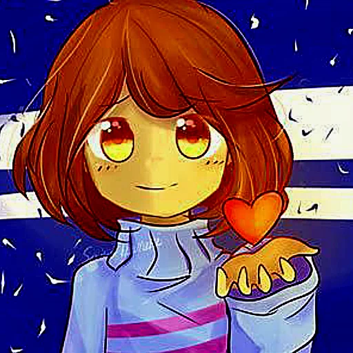 Sticker from the "frisk" sticker pack