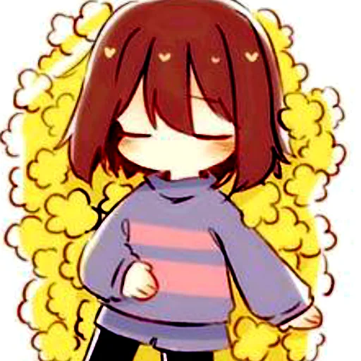 Sticker from the "frisk" sticker pack