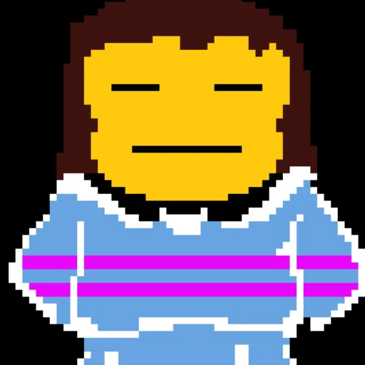 Sticker from the "frisk" sticker pack