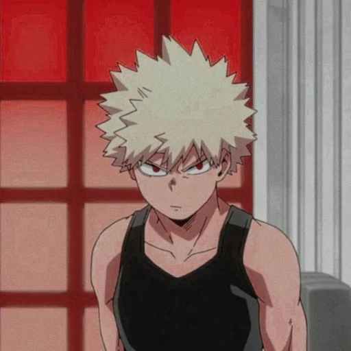 Стикер из набора "Bakugo"