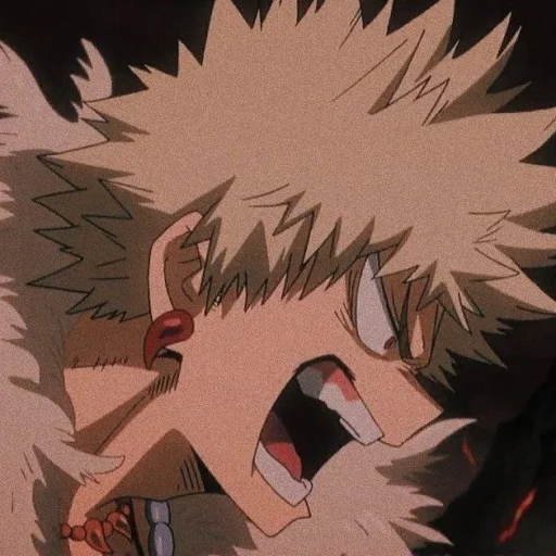 Стикер из набора "Bakugo"