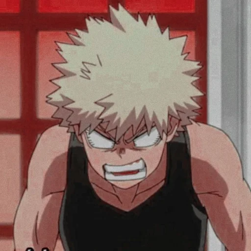 Стикер из набора "Bakugo"