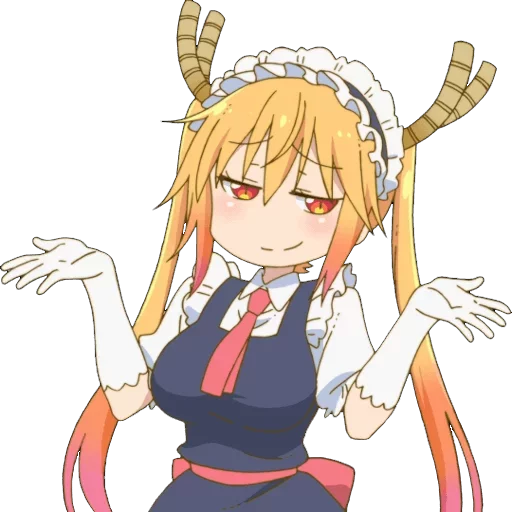 Sticker from the "Maid Dragon" sticker pack