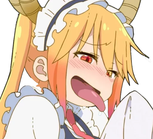 Sticker from the "Maid Dragon" sticker pack