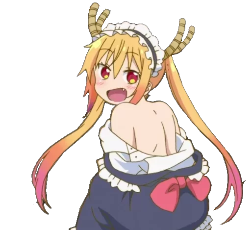 Sticker from the "Maid Dragon" sticker pack