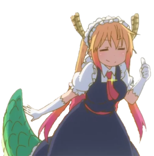 Sticker from the "Maid Dragon" sticker pack