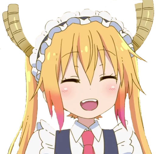 Sticker from the "Maid Dragon" sticker pack