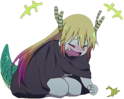 Sticker from the "Maid Dragon" sticker pack