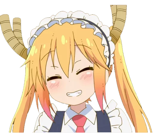 Sticker from the "Maid Dragon" sticker pack