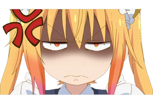 Sticker from the "Maid Dragon" sticker pack