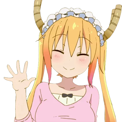 Стикер из набора "Maid Dragon"