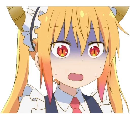 Sticker from the "Maid Dragon" sticker pack