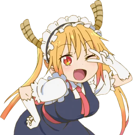 Sticker from the "Maid Dragon" sticker pack