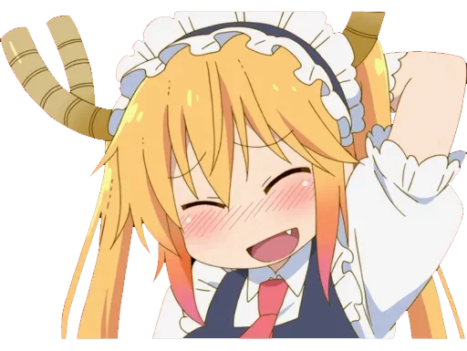 Sticker from the "Maid Dragon" sticker pack