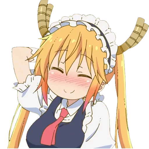 Sticker from the "Maid Dragon" sticker pack