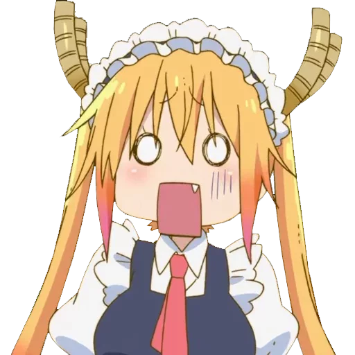 Sticker from the "Maid Dragon" sticker pack