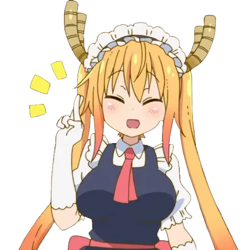 Sticker from the "Maid Dragon" sticker pack