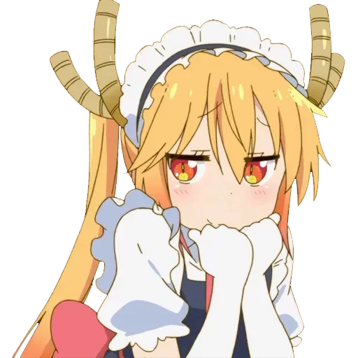 Sticker from the "Maid Dragon" sticker pack