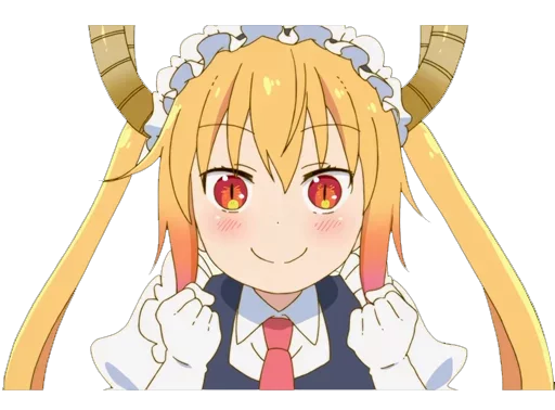 Sticker from the "Maid Dragon" sticker pack