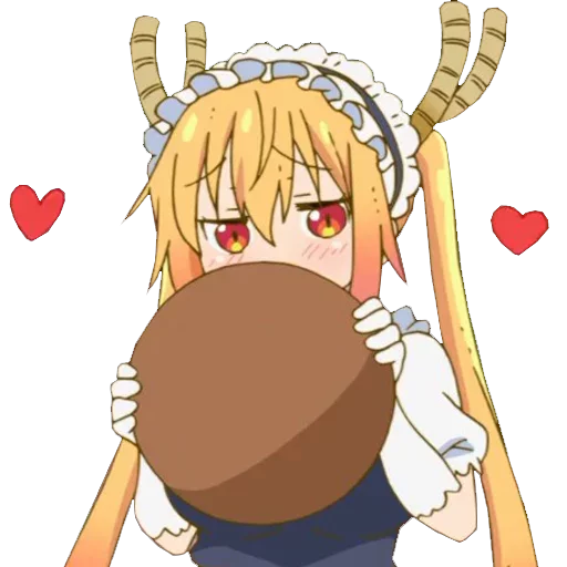 Sticker from the "Maid Dragon" sticker pack