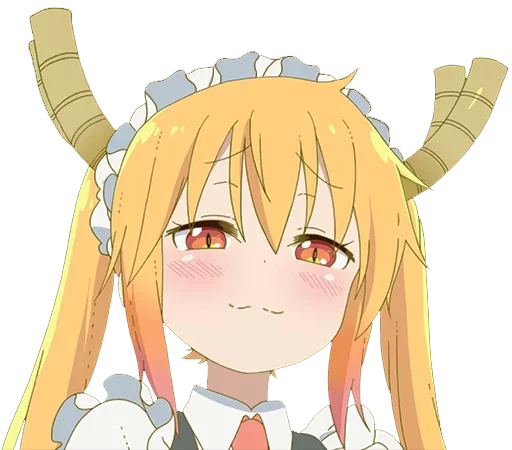 Sticker from the "Maid Dragon" sticker pack